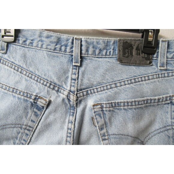 Vintage 90s Levi's SilverTab Jeans Men's 34x30 Loose Fit Denim Grunge Distressed - Picture 7 of 10